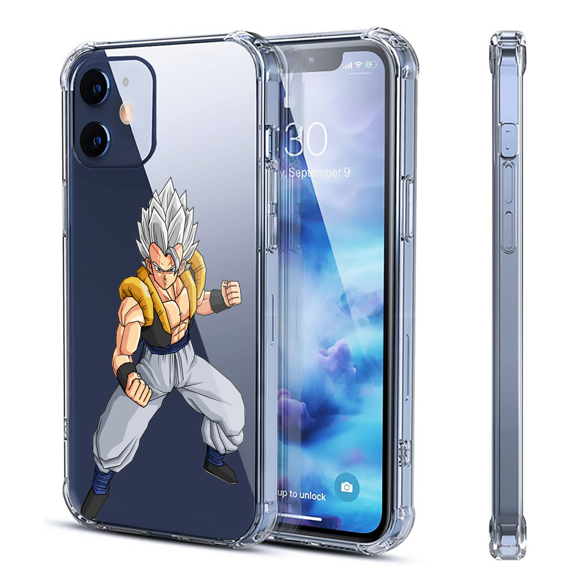 （画像用） ドラゴンボール ベジータ四世（Bejīta Yonsei）DRAGON BALL Vegeta IV 【iPhone 12シリーズ対応】透明スマホケース（クリアソフトケース）